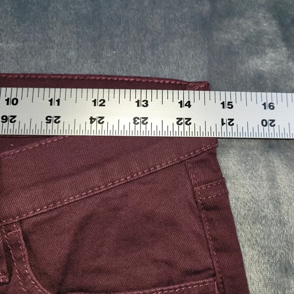 Express Womens Bootcut Jeans Wine Wash Burgundy‎ Size 10 NWT EX010051
